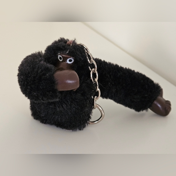KIPLING MONKEY KEY RING FOB BAG PURSE CHARM BLACK SUCKS THUMB - Picture 2 of 7